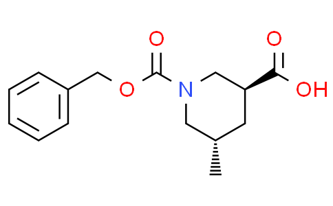 (3S,5S)-1-benzyloxycarbonyl-5-methyl-piperidine-3-carboxylic acid