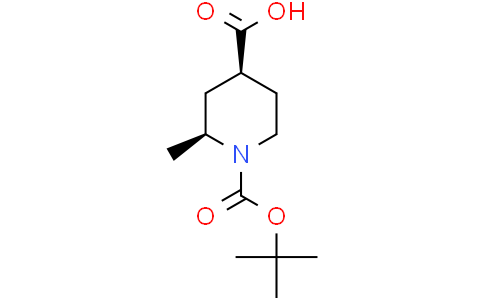 (2S,4S)-1-[(tert-butoxy)carbonyl]-2-methylpiperidine-4-carboxylic acid