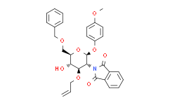 4-甲氧苯基-3-O-烯丙基-6-O-苄基-2-脱氧-2-邻苯二甲酰亚胺-β-D-吡喃葡萄糖苷,≥98%