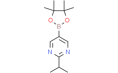 2-isopropyl-5-(4,4,5,5-tetramethyl-1,3,2-dioxaborolan-2-yl)pyrimidine