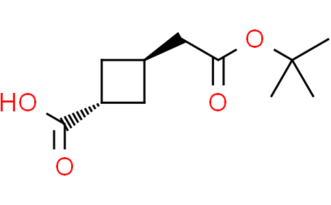 trans-3-(2-tert-butoxy-2-oxo-ethyl)cyclobutanecarboxylic acid