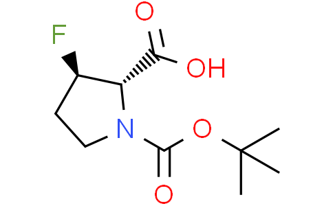 (2S,3R)-1-[(tert-butoxy)carbonyl]-3-fluoropyrrolidine-2-carboxylic acid