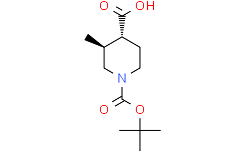 (3S,4R)-1-[(tert-butoxy)carbonyl]-3-methylpiperidine-4-carboxylic acid