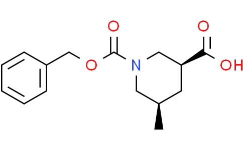 (3S,5R)-1-benzyloxycarbonyl-5-methyl-piperidine-3-carboxylic acid