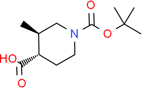 (3R,4S)-1-[(tert-butoxy)carbonyl]-3-methylpiperidine-4-carboxylic acid