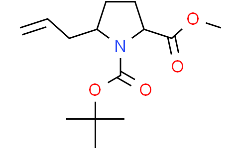 1-tert-butyl 2-methyl 5-(prop-2-en-1-yl)pyrrolidine-1,2-dicarboxylate