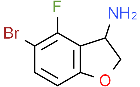 5-bromo-4-fluoro-2,3-dihydrobenzofuran-3-amine
