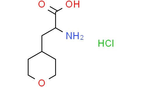2-amino-3-tetrahydropyran-4-yl-propanoic acid;hydrochloride