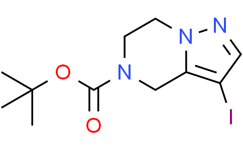 tert-butyl 3-iodo-6,7-dihydro-4H-pyrazolo[1,5-a]pyrazine-5-carboxylate