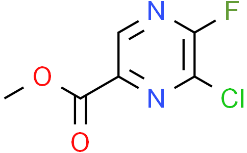 methyl 6-chloro-5-fluoro-pyrazine-2-carboxylate