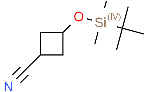 3-[(tert-butyldimethylsilyl)oxy]cyclobutane-1-carbonitrile