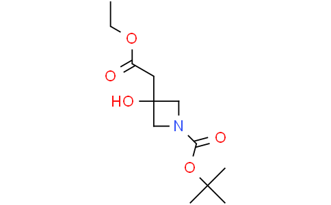 tert-butyl 3-(2-ethoxy-2-oxoethyl)-3-hydroxyazetidine-1-carboxylate