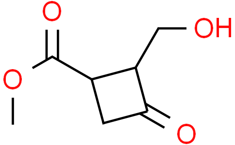 methyl 2-(hydroxymethyl)-3-oxocyclobutane-1-carboxylate