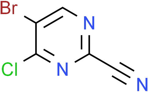 5-bromo-4-chloro-pyrimidine-2-carbonitrile