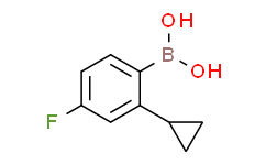 (2-cyclopropyl-4-fluorophenyl)boronic acid,95%