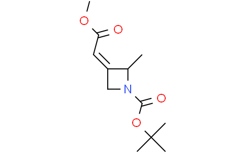 tert-butyl 3-(2-methoxy-2-oxo-ethylidene)-2-methyl-azetidine-1-carboxylate