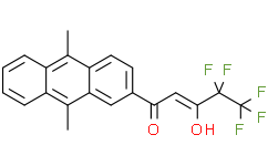 1-(9，10-二甲基-2-蒽基)-4，4，5，5-五氟-3-羟基-2-戊烯-1-酮