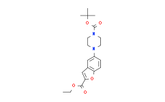5-(4-叔丁氧羰基-哌嗪-1-基)苯并呋喃-2-甲酸乙酯,≥95%