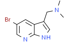 1-(5-溴-1H-吡咯并[2，3-b]吡啶-3-基)-N，N-二甲基甲胺,95%