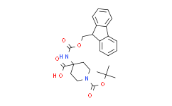 N-叔丁氧羰基4-(Fmoc-氨基)哌啶-4-羧酸,97%