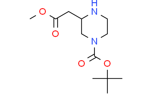 tert-butyl 3-(2-methoxy-2-oxoethyl)piperazine-1-carboxylate