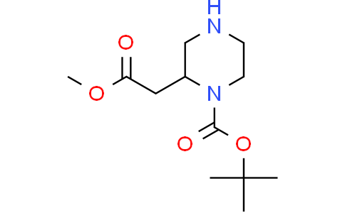 tert-butyl 2-(2-methoxy-2-oxoethyl)piperazine-1-carboxylate