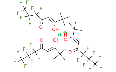 三(6,6,7,7,8,8,8-七氟-2,2-二甲基-3,5-乙酰辛酮基)镱