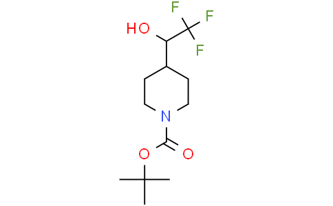 tert-butyl 4-(2,2,2-trifluoro-1-hydroxy-ethyl)piperidine-1-carboxylate
