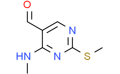4-(methylamino)-2-methylsulfanyl-pyrimidine-5-carbaldehyde