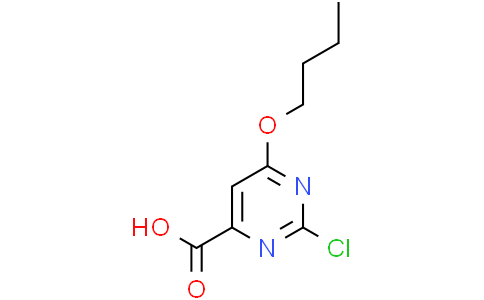 6-butoxy-2-chloro-pyrimidine-4-carboxylic acid