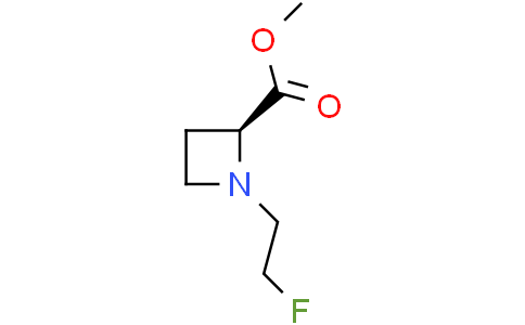 methyl (2S)-1-(2-fluoroethyl)azetidine-2-carboxylate