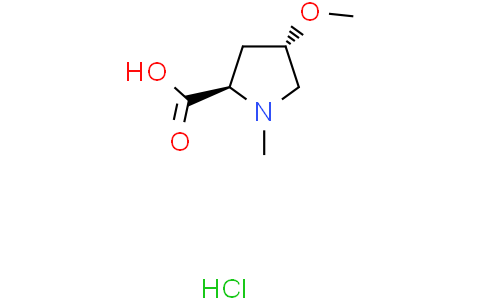 (2R,4S)-4-methoxy-1-methylpyrrolidine-2-carboxylic acid hydrochloride