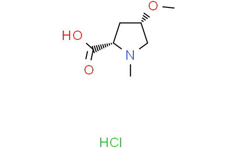 (2S,4S)-4-methoxy-1-methylpyrrolidine-2-carboxylic acid hydrochloride
