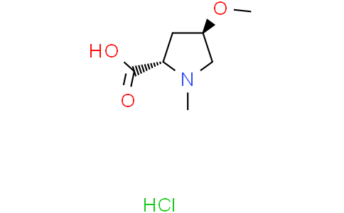 (2S,4R)-4-methoxy-1-methylpyrrolidine-2-carboxylic acid hydrochloride