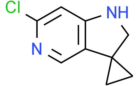6-chlorospiro[1,2-dihydropyrrolo[3,2-c]pyridine-3,1'-cyclopropane