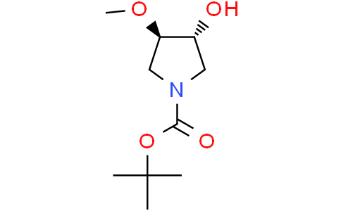 tert-butyl (3R,4R)-3-hydroxy-4-methoxypyrrolidine-1-carboxylate