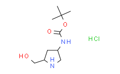 ((2R，4S)-5-(羟甲基)吡咯烷-3-基)氨基甲酸叔丁酯盐酸盐,≥95%