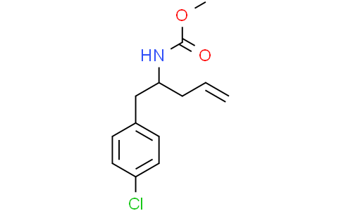 Methyl (1-(4-Chlorophenyl)Pent-4-En-2-Yl)CarbamateCas:18605-65-7
