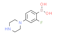 (2-fluoro-4-(piperazin-1-yl)phenyl)boronic acid,95%