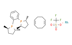 (-)-1,2-双((2R,5R)-2,5-二甲基磷杂环戊烷)苯(1,5-环辛二烯)三氟甲磺酸铑(I)