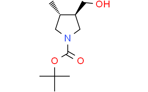 tert-butyl (3R,4R)-3-(hydroxymethyl)-4-methyl-pyrrolidine-1-carboxylate