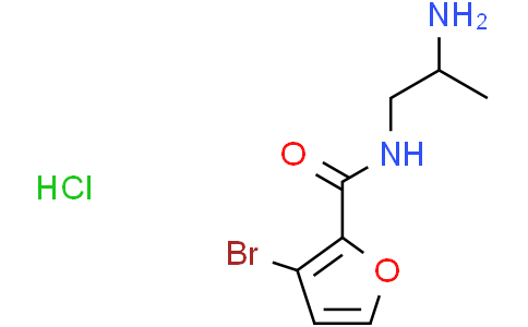 N-(2-aminopropyl)-3-bromo-furan-2-carboxamide hydrochloride