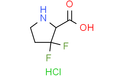 3,3-difluoropyrrolidine-2-carboxylic acid hydrochloride