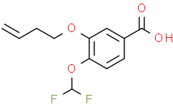 3-(3-丁烯-1-基氧基)-4-(二氟甲氧基)苯甲酸