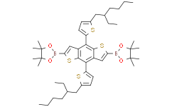 2，2'-(4，8-双(5-(2-乙基己基)噻吩-2-基)苯并[1，2-b:4，5-b']二噻吩-2，6-二基)双(4，4，5，5-四甲基-1，3，2-二氧硼杂环戊烷)