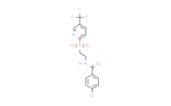 4-氯-N-[2-[[5-(三氟甲基)-2-吡啶基]磺酰基]乙基]-苯甲酰胺