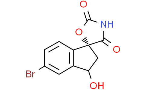 (1R,3R)-5-Bromo-3-Hydroxy-2,3-Dihydrospiro[Indene-1,5’-Oxazolidine]-2’,4’-DioneCas:1889291-54-6
