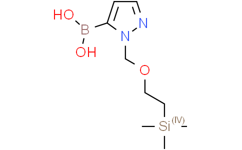 (1-((2-(Trimethylsilyl)ethoxy)methyl)-1H-pyrazol-5-yl)boronic acidCas:188978-71-4