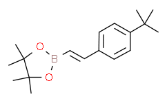 （E）-2-（4-（叔丁基）苯乙烯基）-4，4，5，5-四甲基-1，3，2-二氧杂硼烷,96%