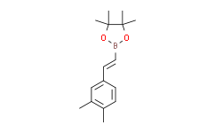 （E）-2-（3，4-二甲基苯乙烯基）-4，4，5，5-四甲基-1，3，2-二氧杂硼烷,92%